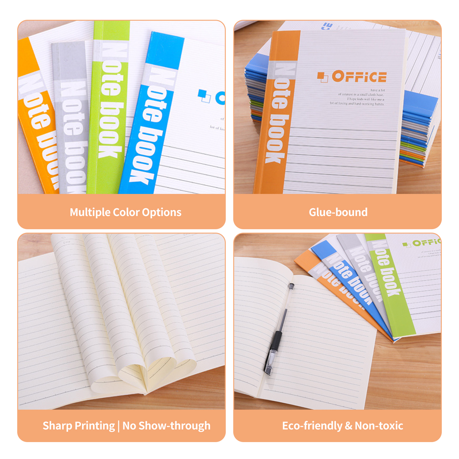 Creative A5 Notebook, Office Meeting Record Softcover Notebook, Student Notepad, 32K Thickened Softcover Notebook Wholesale - 图片 2