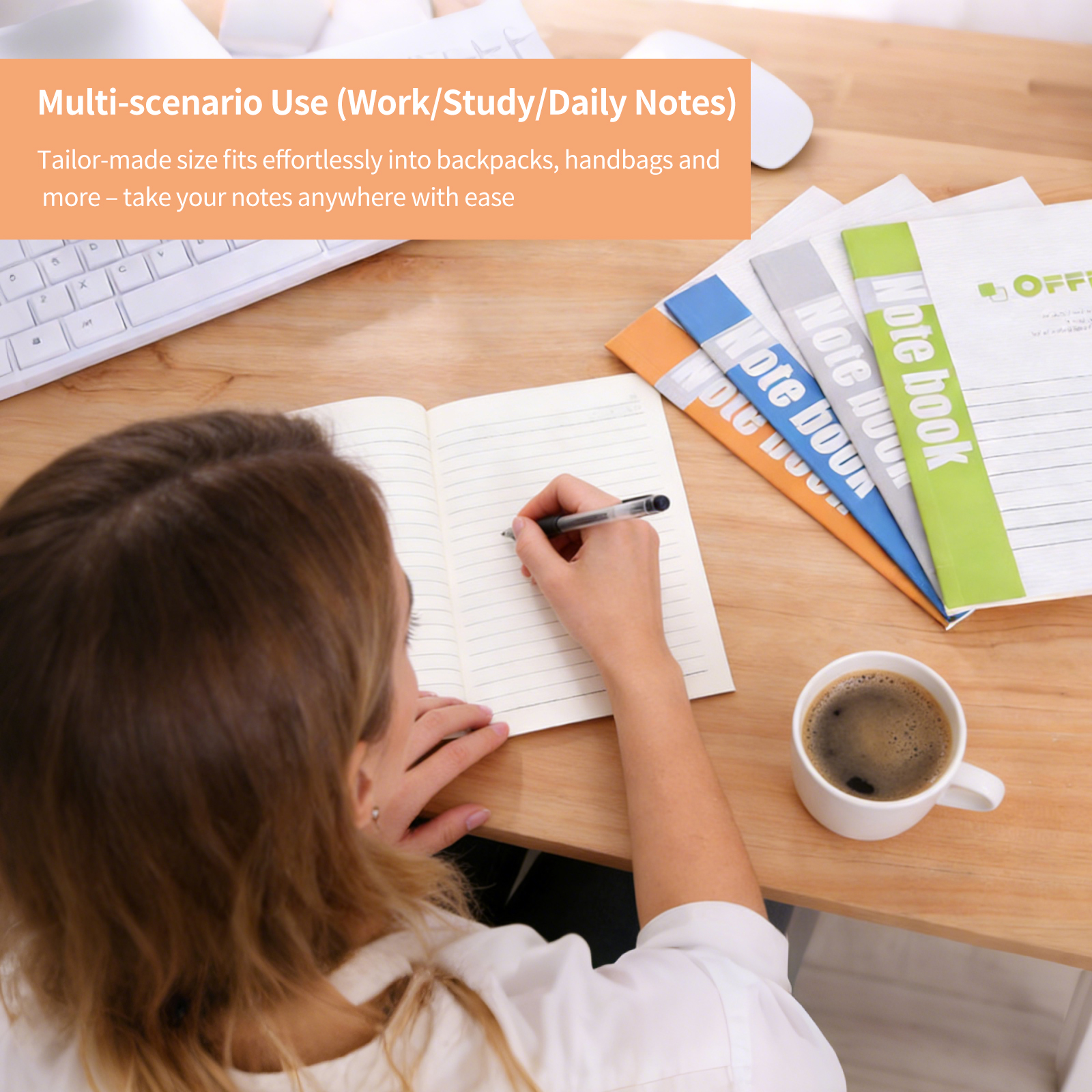 Creative A5 Notebook, Office Meeting Record Softcover Notebook, Student Notepad, 32K Thickened Softcover Notebook Wholesale - 图片 4