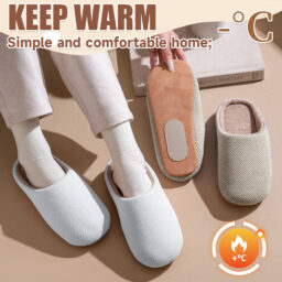 Japanese-style Striped Slippers for Women, Spring and Autumn, Silent, Warm, Soft-soled, Breathable, Four-Season Home Slippers with Anti-Slip Design