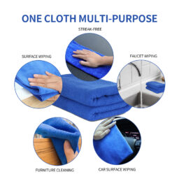 Household Cleaning and Car Washing Towel, Super Absorbent, Thick, Lint-Free, Cleaning Cloth, Car Wash Towel (Wholesale)