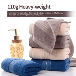 Thickened Pure Cotton Towel, Manufacturer's Creative Gift, All-Cotton Plain Face Towel, Absorbent Daily Use Item, Home Use, with Logo