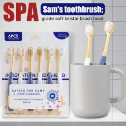 Soft-bristled Toothbrush, Same Style as Home Use Wide-Head Family Pack, High-Quality, Deep Cleaning Soft Toothbrush for Men and Women