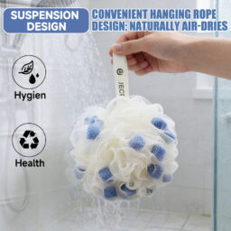 60g Sponge Bath Ball, High-Quality, Durable, Soft and Foamy Bath Flower, Large Size, Perfect for Girls, Direct from Manufacturer