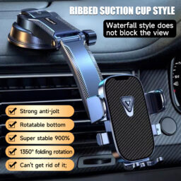 Car Phone Holder, Car Dashboard Gravity Navigation Mount, Rotating Suction Cup Phone Charging Support Stand