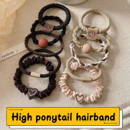 2025 New High-Elasticity Durable Hair Ties for Women, High Ponytail Hair Bands, Premium and Stylish Elastic Hair Accessories
